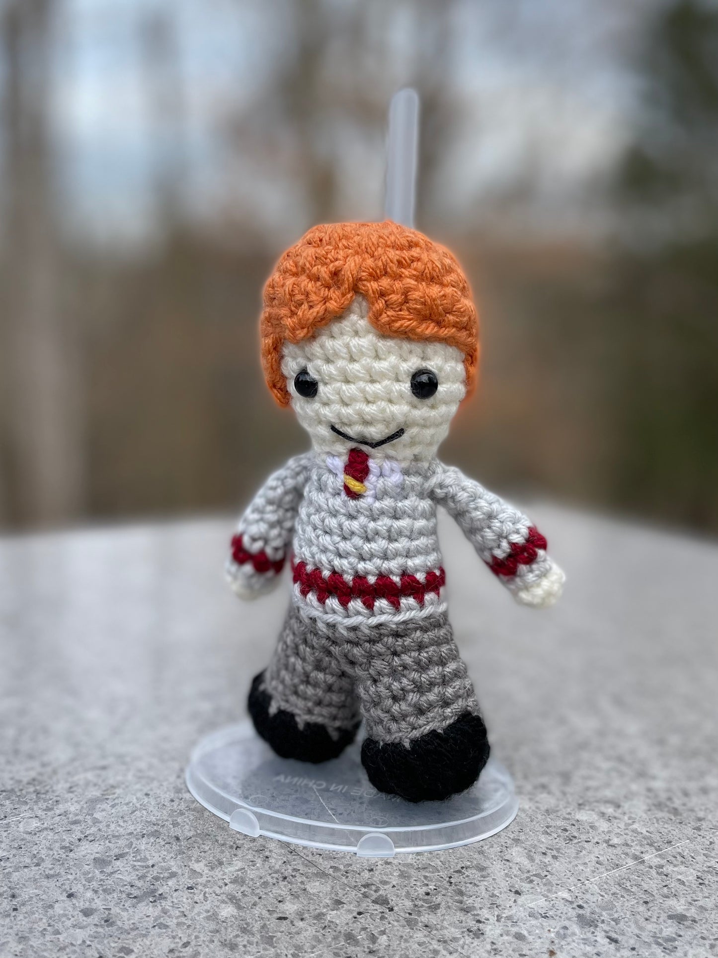 5” Boy Wizard Orange Hair